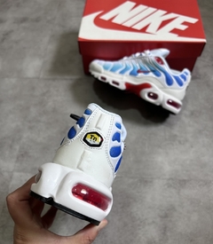 Tênis Nike Air Max TN Plus Branco Azul Vermelho - Pisants Store