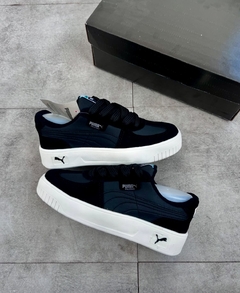 Tênis Feminino Puma Preto Solado Branco