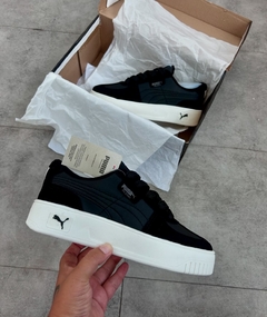 Tênis Feminino Puma Preto Solado Branco na internet