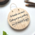 Placa redonda "Acredite" - comprar online