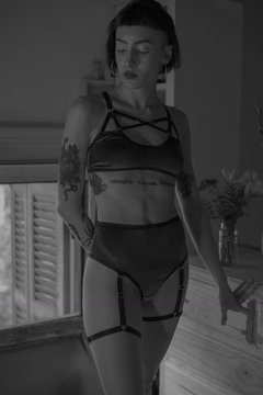 conjunto ÁGATA velvet - Cygnus lingerie