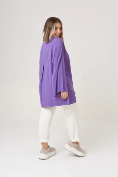 CAMISA LA BORDEVOY MUJER, TOTTENHAM VIOLETA - LA BORDEVOY
