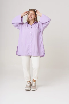 CAMISA LA BORDEVOY MUJER, TOTTENHAM LILA - tienda online