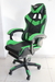 Imagen de Silla Gamer Reclinable Con Apoyapies Negro con Verde Odin