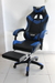 Silla Gamer Reclinable Con Apoyapies Negro con Azul Odin en internet