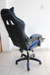Silla Gamer Reclinable Con Apoyapies Negro con Azul Odin - Torre Fuerte SRL