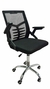 Silla Peluqueria Mesh Respaldo Medio base Cromada con Apoyabrazos Rebatible en internet