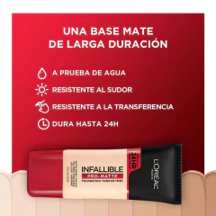 Infallible pro-matte de larga duración