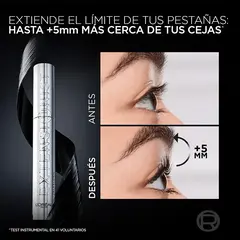 Máscara de pestañas Extensión en internet
