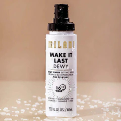 Spray hidratante fijador de maquillaje Milani