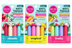 Eos Bálsamo labial orgánico 4 pack