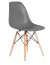 Imagen de Silla Eames con patas de madera