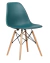 Silla Eames con patas de madera