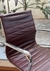 Silla Aluminum baja cuero natural Marrón - comprar online