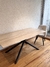 Mesa base de metal negro y tapa porcelanato 180 x 90 cm en internet
