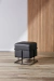 Puff Parker cuadrado ecocuero - comprar online
