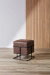 Puff Parker cuadrado ecocuero - tienda online