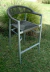 Banqueta Cephas aluminio y soga - comprar online