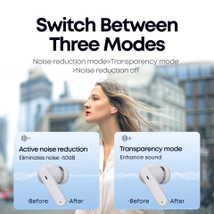 Auriculares Inalambricos Langsdom TA08 Cancelacion de Ruidos ANC + ENC Low Latency 7Hs - tienda online