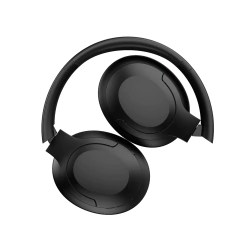 Auricular D2-ANC Bluetooth 5.3 + Cable 3.5mm Active Noise Canceling 45Hs Low Latency Black - Auriculares