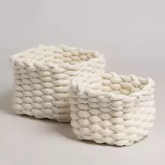 CESTA DE ALGODON TESSTANA BLANCO CHICO en internet