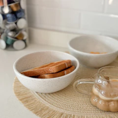 Bowl mini blanco Jaspeado en internet