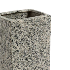PORTACEPILLO GRANITO CUADRADO GRIS 11CM en internet