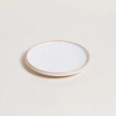 Plato Postre Tozeur Nego Blanco 20cm - comprar online