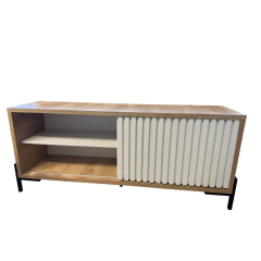 RACK ROD 1 PUERTA ROBLE NEBRASCA NATURAL/ BLANCO