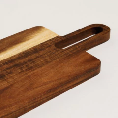 TABLA OVALADA DE ACACIA KIKAR RECTA - BZR Tiribelli
