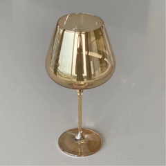 Set x6 Copas cristal doradas 750ml