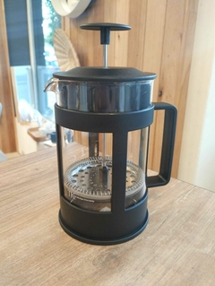 Cafetera con embolo tradicional negra - BZR Tiribelli