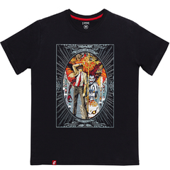 Remera Hombre Deat Note Blanc et Noir El Danzante