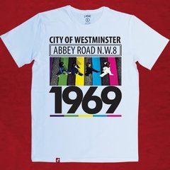 Remera Hombre The Beatles Abbey Road El Danzante