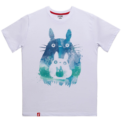 Remera Hombre Mi Vecino Totoro Acuarela El Danzante