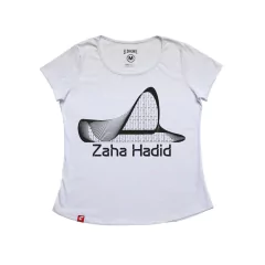 Remera Mujer Arquitectura Zaha Hadid Centro Heydar Aliyev El Danzante - comprar online