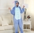 Kigurumi com Pantufa Alienígena Azul - Amo Kigurumi