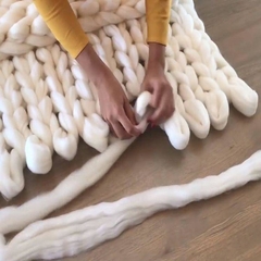 2 X 1 DIA DEL AMIGO- KIT MANTA XXL : Lana + Tutorial - Sovika