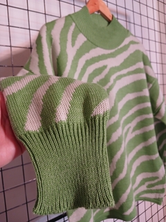sweatter cebra - amma indumentaria