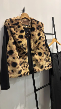 Chaleco piel print - comprar online
