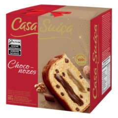 Panettone Casa Suíça 500g Choco-Nozes