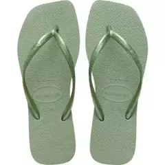 Sandálias Havaianas Slim Square Smoke Green 37/38