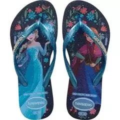 Sandálias Havaianas Kids Slim Princes Azul/Azul Lavanda 35/36