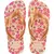 Sandálias Havaianas Kids Flores Bege/Dourado 33/34