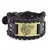 Ampla Pulseira de Couro com Bússola Pirata para Homens, Totem Design, Celta Vik - loja online