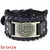 Ampla Pulseira de Couro com Bússola Pirata para Homens, Totem Design, Celta Vik - comprar online
