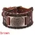 Ampla Pulseira de Couro com Bússola Pirata para Homens, Totem Design, Celta Vik - loja online