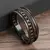 Pulseira Trançada de Couro Vintage para Homens com Fivela Magnética - comprar online