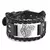 Pulseira trançada de couro viking vintage para homens, pulseira de cabeça lobo - comprar online