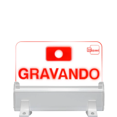 Aviso Luminoso Gravando